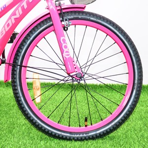دوچرخه کودک Bonito سایز 20 مدل cool رنگ صورتی_اسباب بازی دوچرخه
