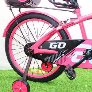 دوچرخه کودک Bonito سایز 20 مدل GO رنگ صورتی_اسباب بازی دوچرخه