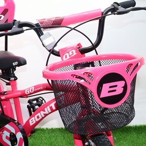 دوچرخه کودک Bonito سایز 20 مدل GO رنگ صورتی_اسباب بازی دوچرخه