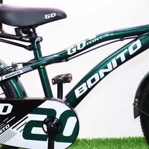 دوچرخه کودک Bonito سایز 20 مدل GO رنگ سبز_اسباب بازی دوچرخه