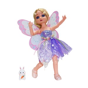 عروسک باربی تمام مفصلی 30 سانتی با لباس فرشته کد 161_اسباب بازی عروسک دخترانه