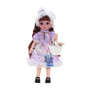 عروسک باربی تمام مفصلی 30 سانتی با لباس پرنسس کد 212_اسباب بازی عروسک دخترانه