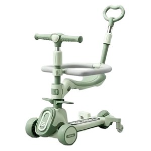 اسکوتر سایبان و حفاظ دار چند کاره رنگ سبز_اسکوتر