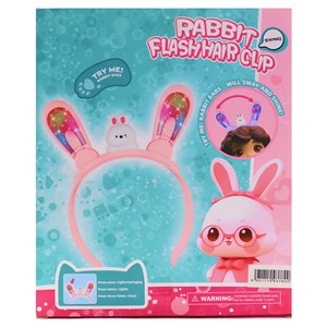 تل سر خرگوشی شارژی موزیکال چراغدار با گوش‌ های متحرک مدل 85039_کیف و کوله پشتی