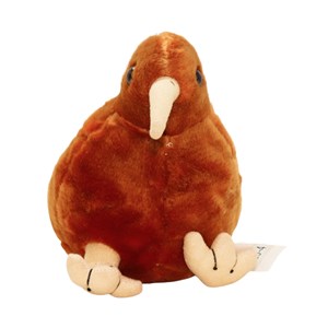 عروسک پولیشی اورجینال پرنده کیوی رنگ قهوه ای 20 سانتی_اسباب بازی عروسک دخترانه