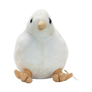 عروسک پولیشی اورجینال پرنده کیوی رنگ سفید 20 سانتی_اسباب بازی عروسک دخترانه