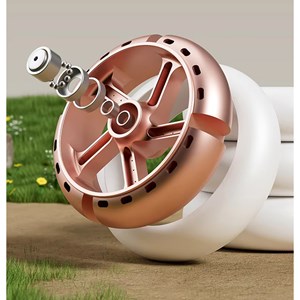 اسکوتر تاشو چراغدار با ترمز عقب و بدنه آلومینیومی رنگ سفید_اسکوتر