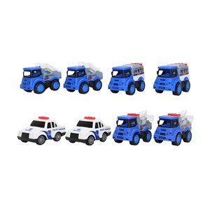 ماشین های اسباب بازی پلیس مجموعه 8 عددی مدل POLICE 168_اسباب بازی ماشین