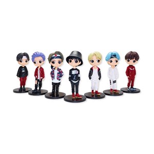 اکشن فیگور گروه بی تی اس BTS مجموعه 7 تایی_اسباب بازی اکشن فیگور