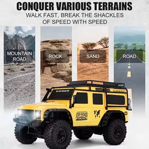 ماشین کنترلی شارژی جیپ آفرود مقیاس 1:10 HB Toys مدل ZP1005_اسباب بازی ماشین کنترلی