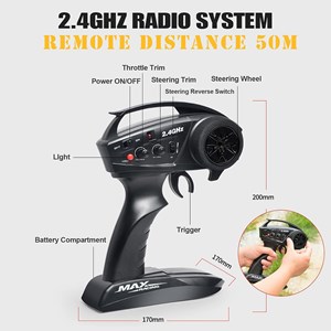 ماشین کنترلی شارژی جیپ آفرود مقیاس 1:10 HB Toys مدل ZP1005_اسباب بازی ماشین کنترلی