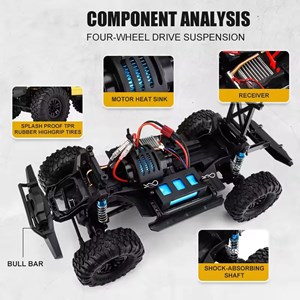 ماشین کنترلی شارژی جیپ آفرود مقیاس 1:10 HB Toys مدل ZP1005_اسباب بازی ماشین کنترلی