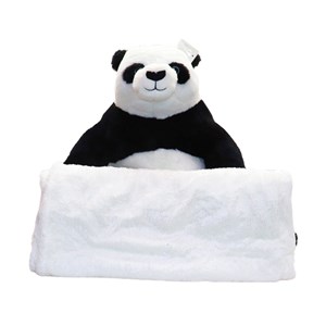 عروسک پولیشی اورجینال پاندای پتو دار_اسباب بازی عروسک دخترانه