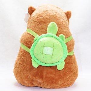 عروسک پولیشی اورجینال کاپی بارا 36 سانتی با کیف لاکپشت_اسباب بازی عروسک دخترانه