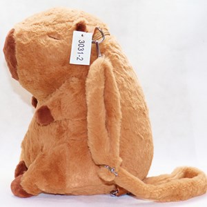 عروسک پولیشی اورجینال کاپی بارا 30 سانتی مدل کوله پشتی_اسباب بازی عروسک دخترانه