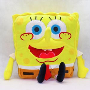 عروسک پولیشی اورجینال باب اسفنجی 30 سانتی_اسباب بازی عروسک دخترانه