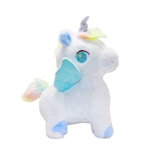 عروسک پولیشی اورجینال اسب تک شاخ 30 سانتی_اسباب بازی عروسک دخترانه