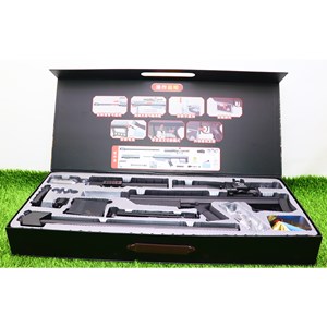 تفنگ اسباب‌ بازی شارژی تیر ژله‌ ای اسنایپر با گلنگدن متحرک و دوربین مدل HD712E_اسباب بازی تفنگ