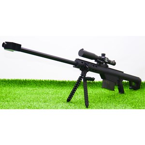 تفنگ اسباب‌ بازی شارژی تیر ژله‌ ای اسنایپر با گلنگدن متحرک و دوربین مدل HD712E_اسباب بازی تفنگ