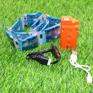 تفنگ اسباب بازی شارژی تیر ژله ای با نور LED و صدای شلیک مدل FNP90 SY509C_اسباب بازی تفنگ
