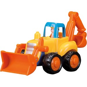 بسته دو عددی ماشین اسباب بازی تراکتور و بیل مکانیکی هولی تویز مدل Hola Toys 326_اسباب بازی ماشین