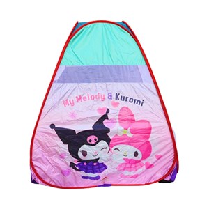 چادر بازی کودک 130 سانتی طرح کرو‌می و مای ملودی Kuromi & My Melody رنگ بنفش_اسباب بازی اتاق کودک