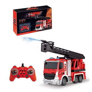 ماشین کنترلی شارژی آتش نشانی آب پاش مدل HJ8002_اسباب بازی ماشین کنترلی