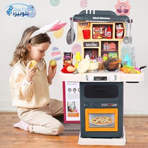 ست اسباب بازی آشپزخانه 64 قطعه با بخار و سینک مدل Kitchen 922_اسباب بازی لوازم خانگی