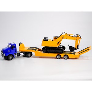 کامیون تریلی کنترلی با تریلر مقیاس 1:26 مدل Double Eagle MACK 665003_اسباب بازی ماشین کنترلی