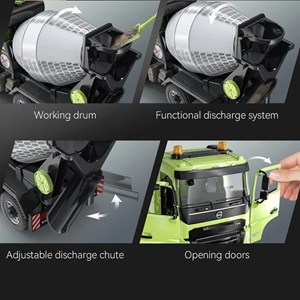 کامیون کنترلی میکسر ولوو برند مقیاس 1:20 مدل EE (DOUBELE E508-003)_اسباب بازی ماشین کنترلی