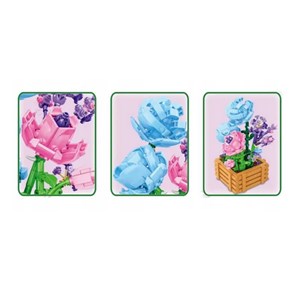 لگو گل رز و گلدان مدل 9109