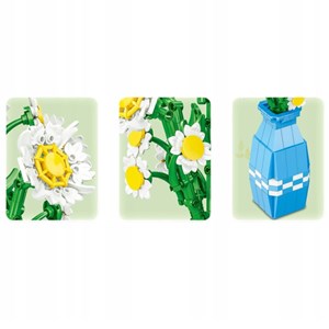 لگو گل مینا و گلدان مدل 9106