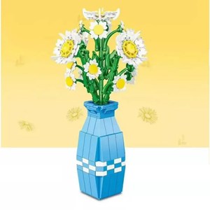 لگو گل مینا و گلدان مدل 9106