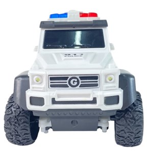 ماشین کنترلی پلیس 6 چرخ سفید مدل 500