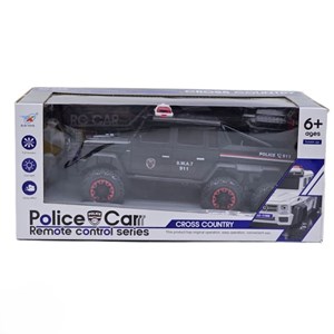 ماشین کنترلی پلیس 6 چرخ مشکی مدل 500