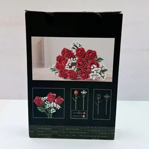 لگو دسته گل رز قرمز مدل 1328