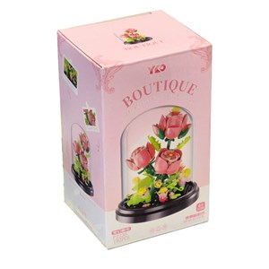 لگو گل رز صورتی همراه با قاب مدل 2330