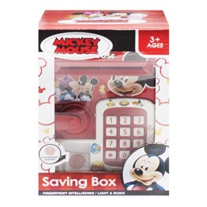 گاوصندوق اثر انگشتی رمز دار باتری خور طرح میکی موس مدل 3002