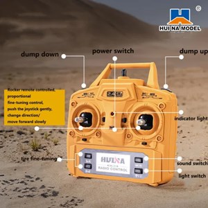 ماشین کنترلی شارژی کامیون هوینا مدل 1536