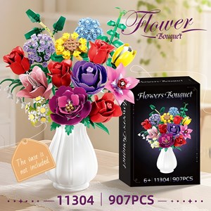 لگو دسته گل رنگی مدل 11304