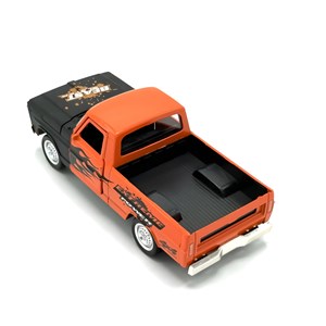 اسباب بازی ماشین فلزی وانت رنگ نارنجی