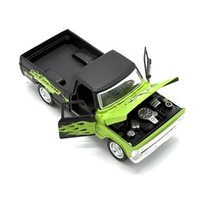 اسباب بازی ماشین فلزی وانت رنگ سبز