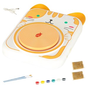 چرخ سفالگری برقی طرح گربه مدل 8813