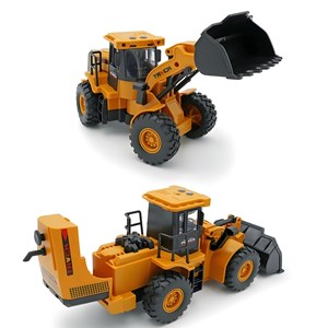 ماشین اسباب بازی تراکتور با بیل و تریلر باری