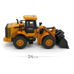 ماشین اسباب بازی تراکتور با بیل و تریلر باری