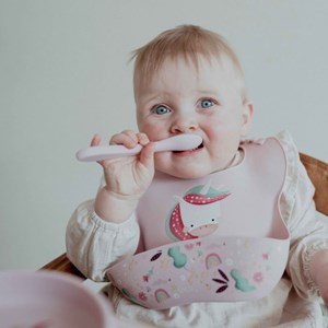 قاشق و چنگال سیلیکونی طرح پونی ساسی Sassi