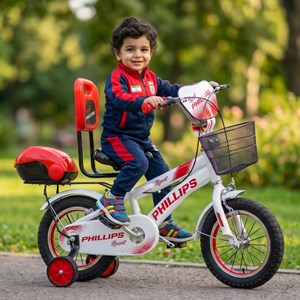 دوچرخه کودک سایز 12 فیلیپس رنگ سفید
