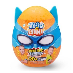 اسباب بازی تخم سورپرایزی آبی ابرقهرمانان مدل Vlad and Niki - Super Hero Surprise Egg_عروسک سورپرایزی