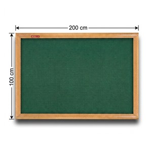 تابلو اعلانات ساده 100*200 سانتی با فریم ام دی اف