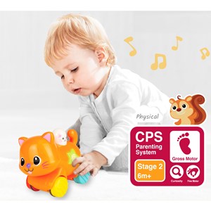 گربه چرخ دار موزیکال وین فان Winfun مدل 00734